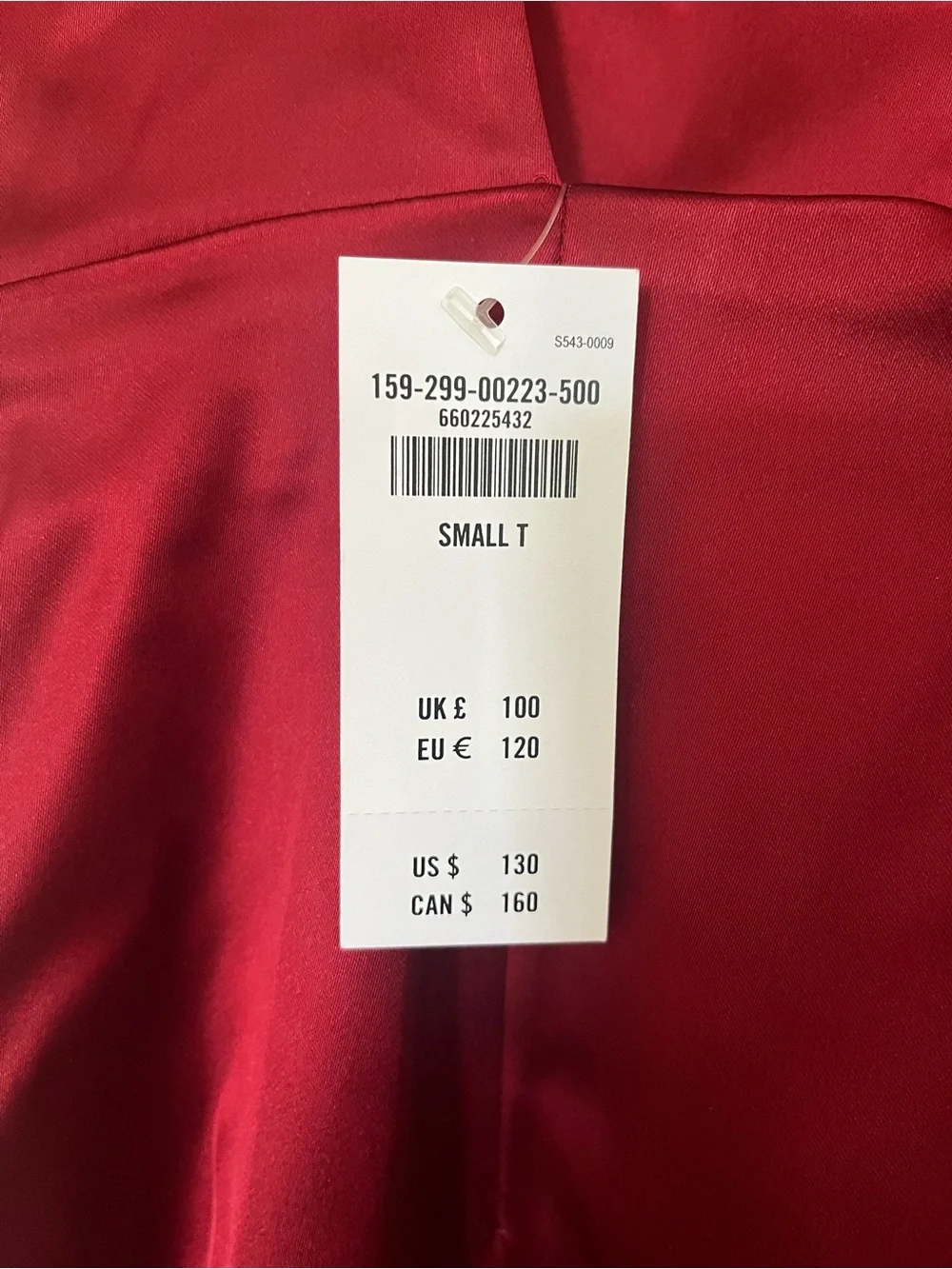 Abercrombie & Fitch Burgundy Satin Maxi Dress